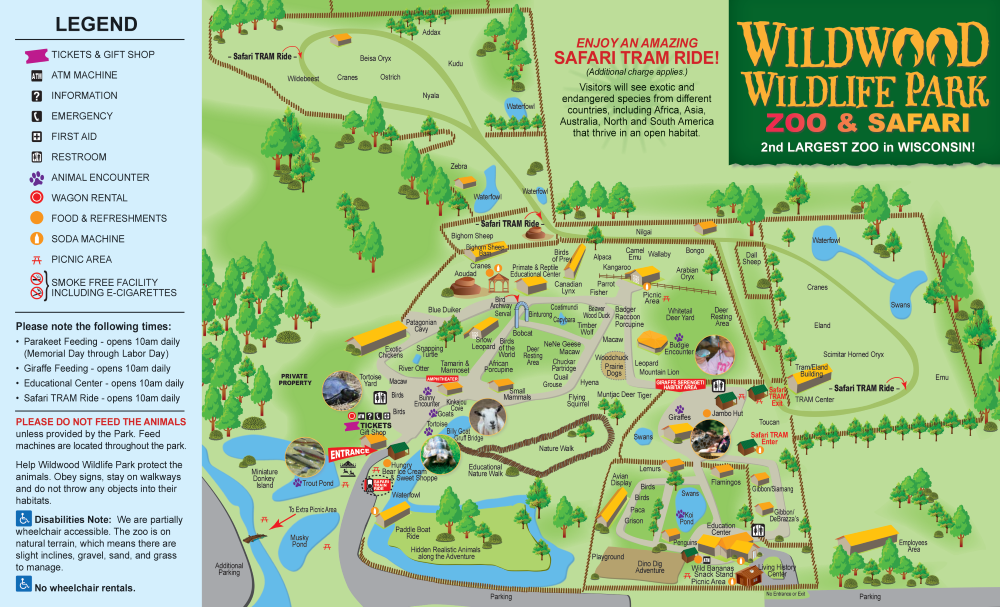 Wildwood Wildlife Park Zoo & Safari | Wisconsin